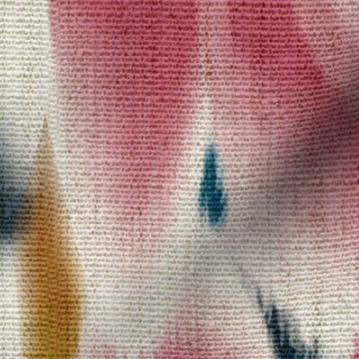 Shibori Wing Spots (cherry) LRGE