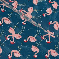 Christmas Flamingos