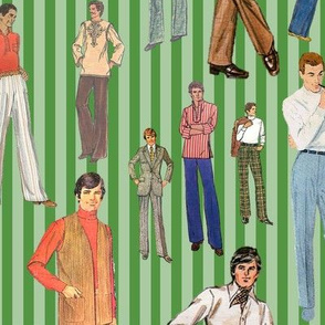 DAPPER DUDES (GREEN STRIPE)