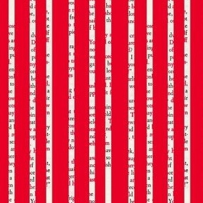 paper stripes red
