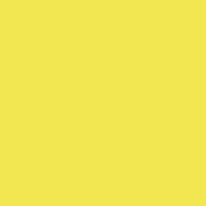 Solid Color Coordinate Lemon Fizz #f2e651