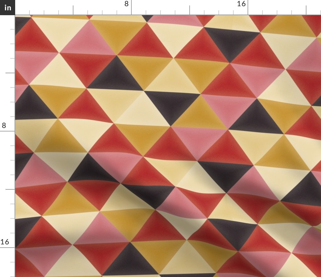 Distressed Triangle Tessellations