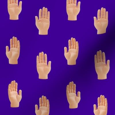 Hands Purple