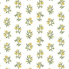 regency floral - yellow