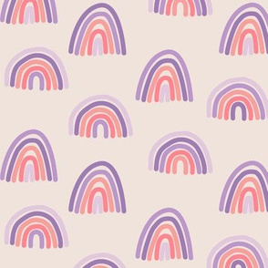 Rainbows in Lavender and Pink