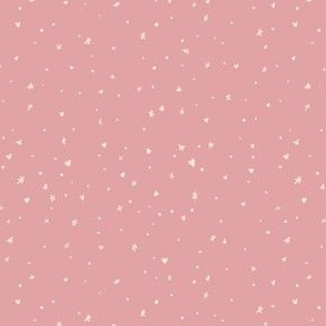 Hearts and Flakes | Pink