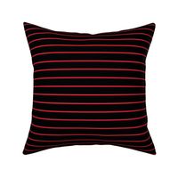 Black with narrow red stripe - horizontal (small)