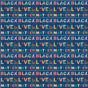 Black Lives Matter blue