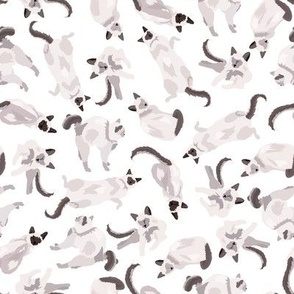 Glikos & Babalon Siamese Cat Print
