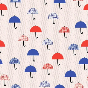 Umbrellas, kids, summer rain, bright umbrellas, kids pattern, rain, colorful umbrellas, children, fall pattern, fall, rain pattern, rainy, vintage autumn, umbrella