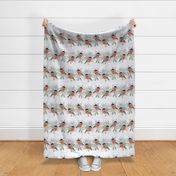 Bullfinches bird pattern, christmas pattern, red berries, red birds, glitter, winter birds, bullfinches, birds, snow, winter, nature, christmas birds, red and white.