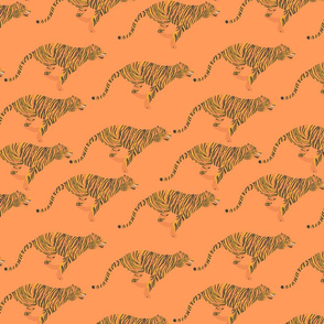 Running Tiger - orange - medium