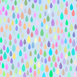 rain pattern, colored rain, drops, multicolor drops, colorful pattern, spring pattern, kids pattern, kids room, children, cheerful, bright, happy, childrens pattern