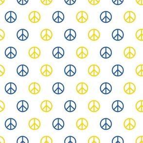 blue and yellow | peace to Ukraine