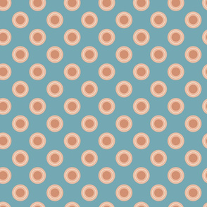 vintage, boho polka dots, faded, vintage polka dots, rustic, dull, blue, beige, polka dots pattern, muted, dim, dots, rustic pattern.