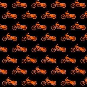 1.5" Orange Motorcycles