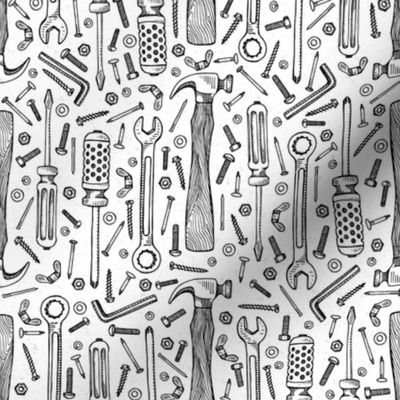 Pops Tools in Black and White