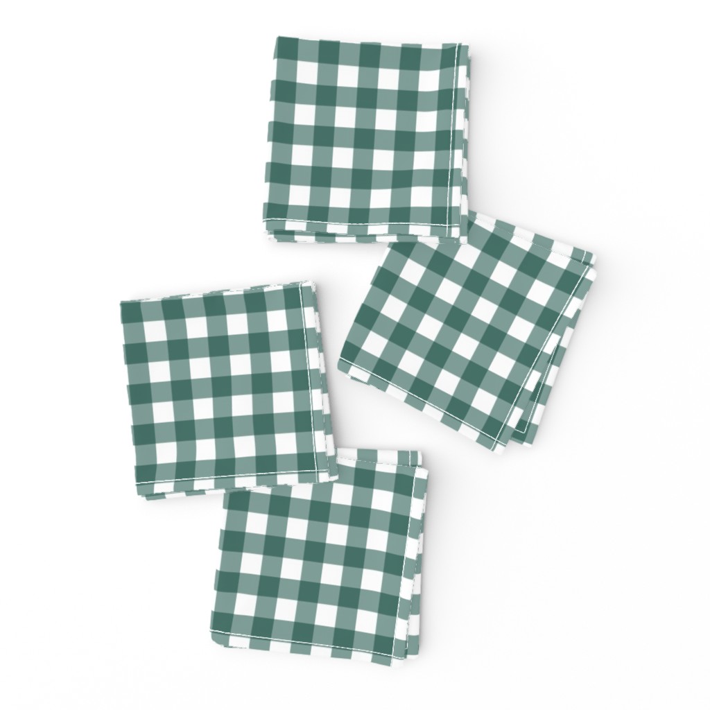 Gingham - Marine - Half Inch Check