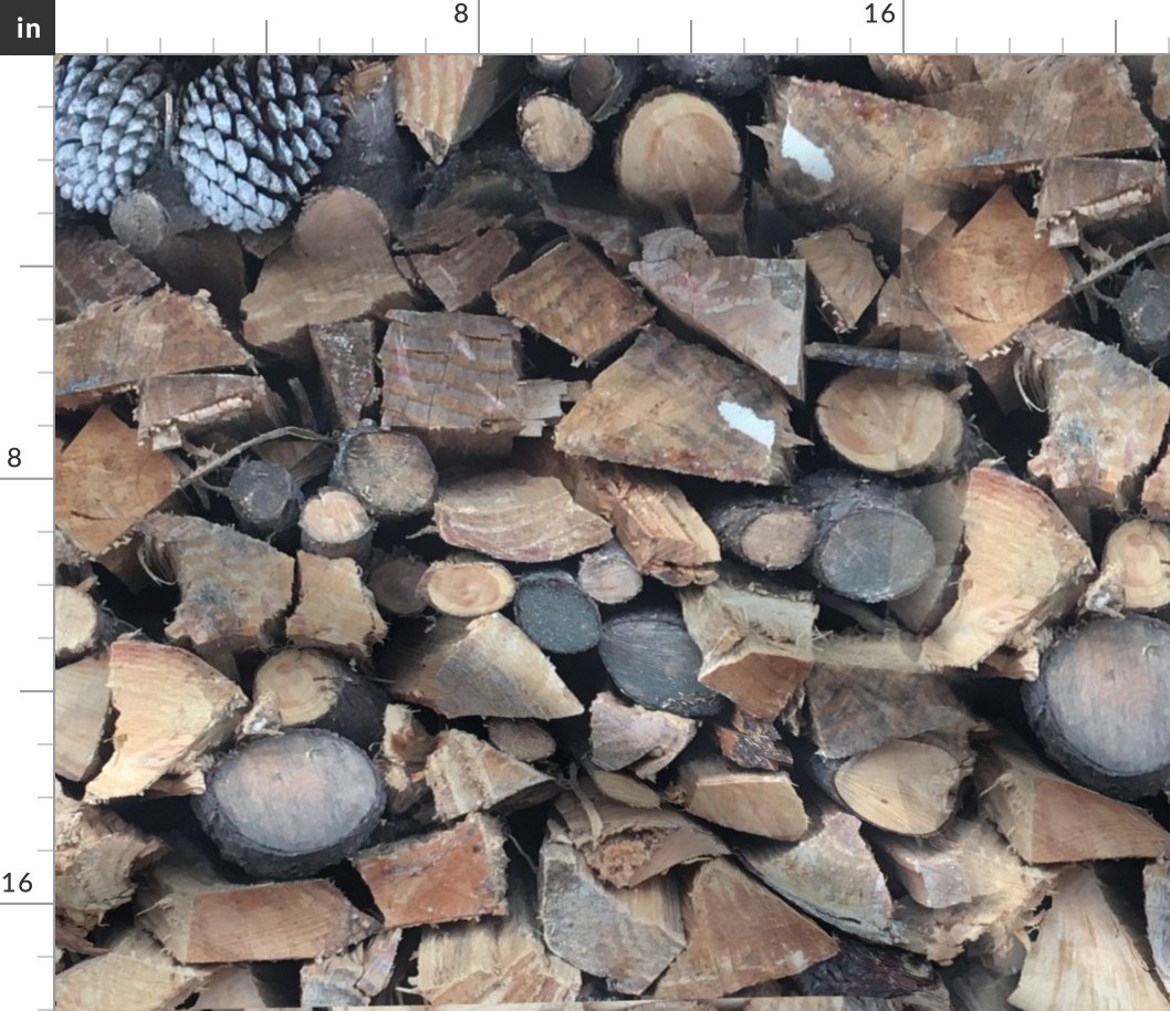 Woodpile Mancave Fabric