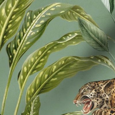Tropical wild cat - extra large scale