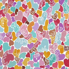 Loving Hearts-Multicoloured