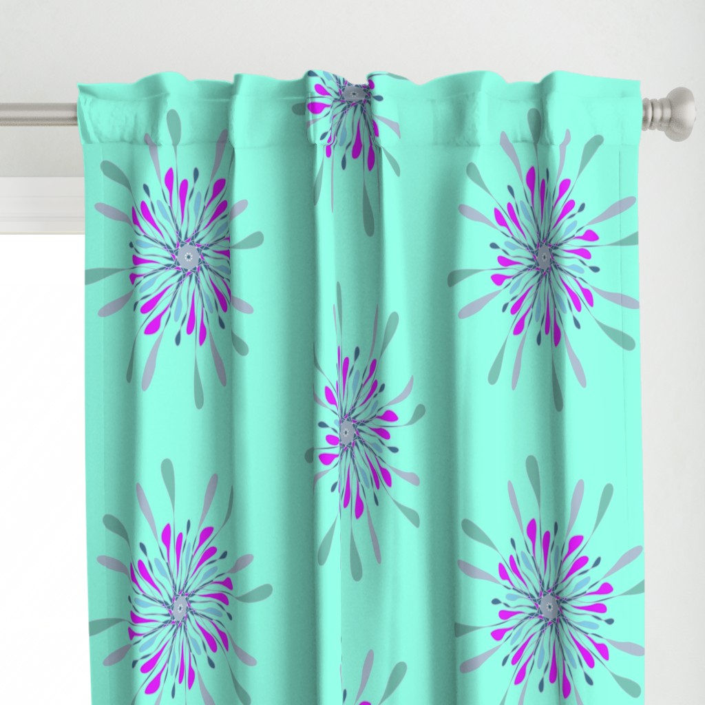 lilac daisy  mint lg pink purple teal table runner tablecloth napkin placemat dining pillow duvet cover throw blanket curtain drape upholstery cushion duvet cover wallpaper fabric living decor clothing shirt 