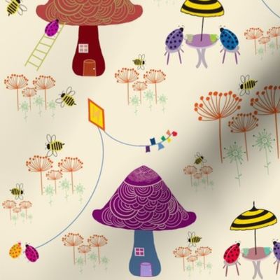 Secret Life of Ladybirds 2 - Fantasy Mushroom Art
