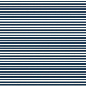 Navy Blue and Cream Stripe
