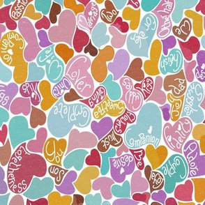 Loving Hearts-Multicoloured-Smaller