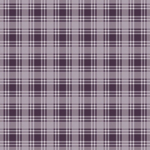 Dark Purple Plaid Large