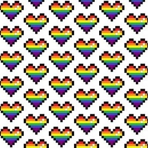 pixel heart (rainbow stripe) (large)