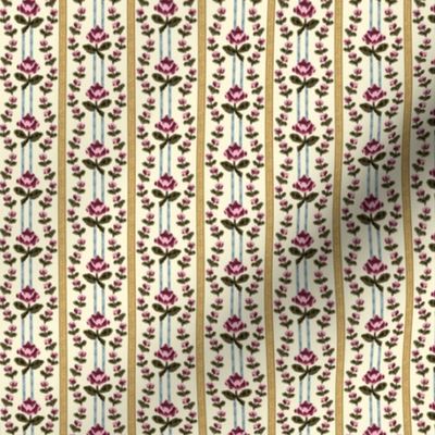 1.25" Stripe - Roses and Stripes