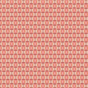 Geometric Mini Print in Soft Pastel Shades - Rose Colored