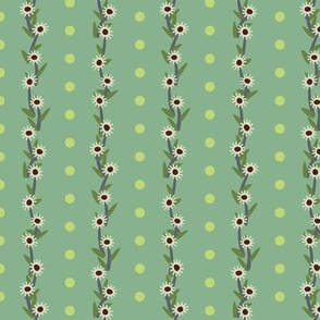 Jumbo Whimsical Stripe Vintage Mint