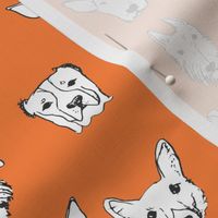 Best Friends - My Pet Dog Illustration - Orange
