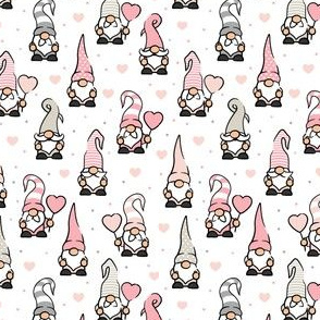 (small scale) Valentine Gnomes - pastels - cute gnomes - LAD20
