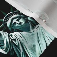 2 statue of liberty lady new York  united states America sculpture  USA freedom roman Greek goddess 4th July declaration independence day woman torch half bust UNESCO world heritage site neoclassical gift present France black green 1776 crown national cul