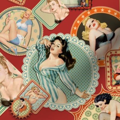 PINUP PRETTIES (DRY RED)