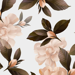 Floral seamless gardenia pattern for surface design