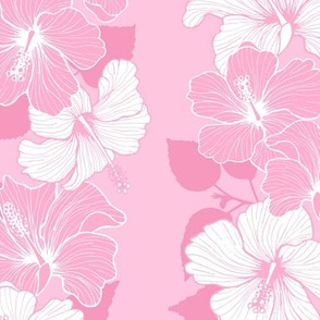Hibiscus Garlands - Blush Pink