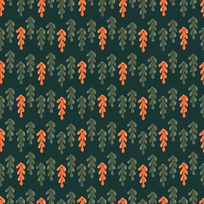 Christmas snow texture trees seamless pattern// small scale