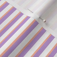 Simple Flowers Stripes purple orange