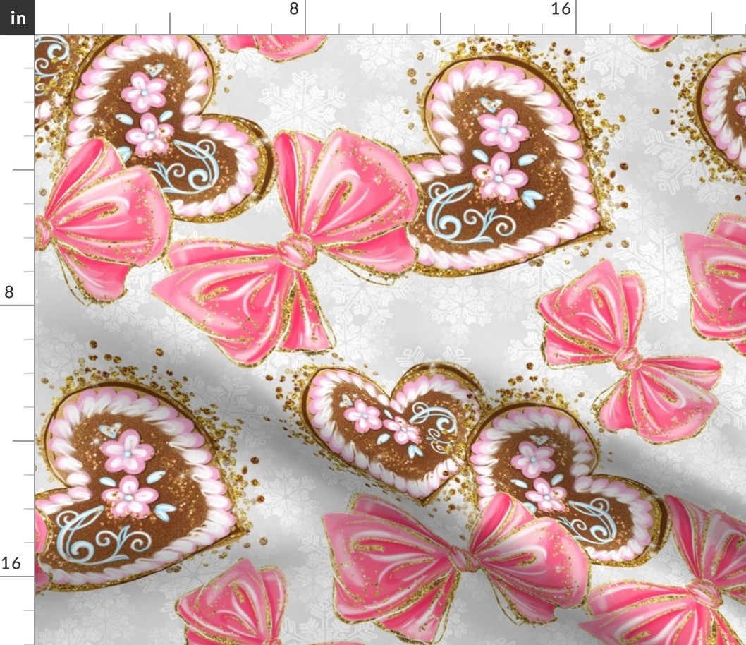 Lebkuchen, Baby, whimsical, girls room, sweet tooth, lovely kids, cute pattern, sweet nursery, baby pattern, sweets, kids pattern, baby nursery, gingerbread hearts, kids