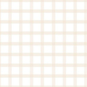 BKRD Cream Gingham Plaid 5x5