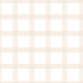 BKRD Cream Gingham Plaid 8x8