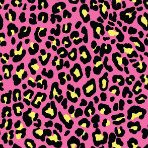 Leopard pink and yellow