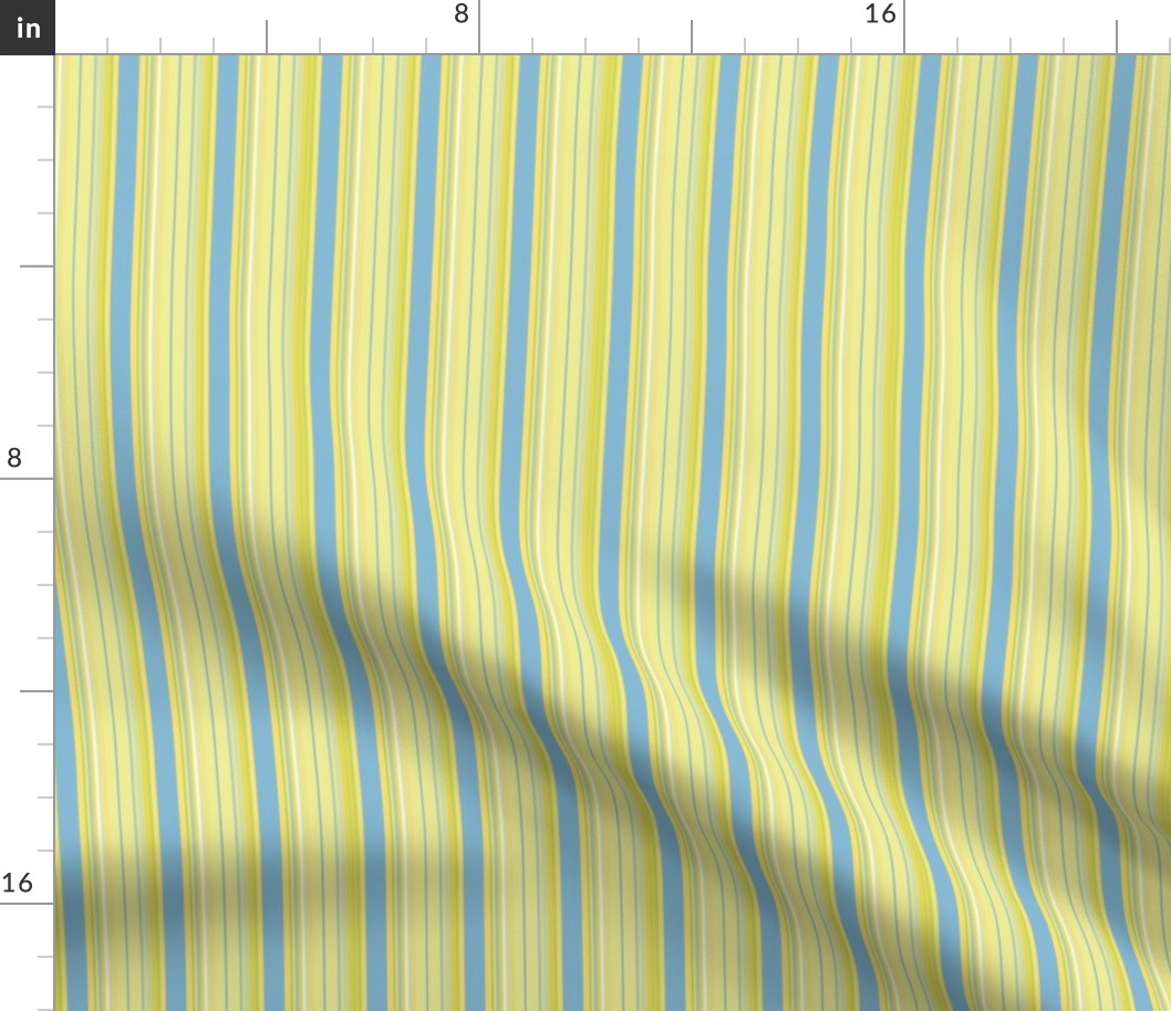 Yellow and Blue Stripes