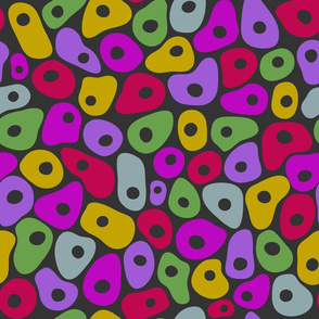 Microscopic Cells in Multicolour