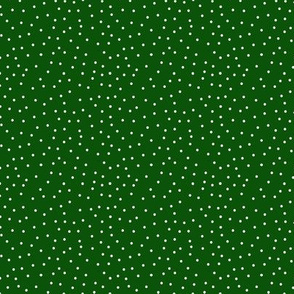 BKRD Candy Cane Christmas Green Polka Dots 3x3