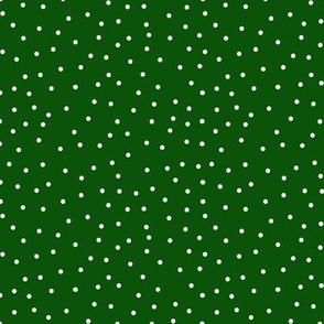 BKRD Candy Cane Christmas Green Polka Dots 5x5